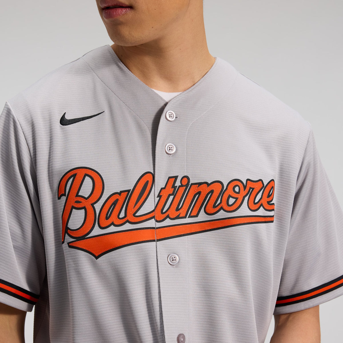 Men's Baltimore Orioles Nike Gray Road Replica Team Jersey