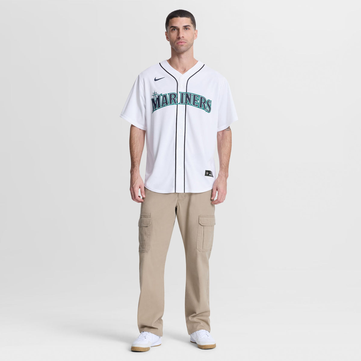 Men's Seattle Mariners Andrés Muñoz Nike White Home Replica Jersey