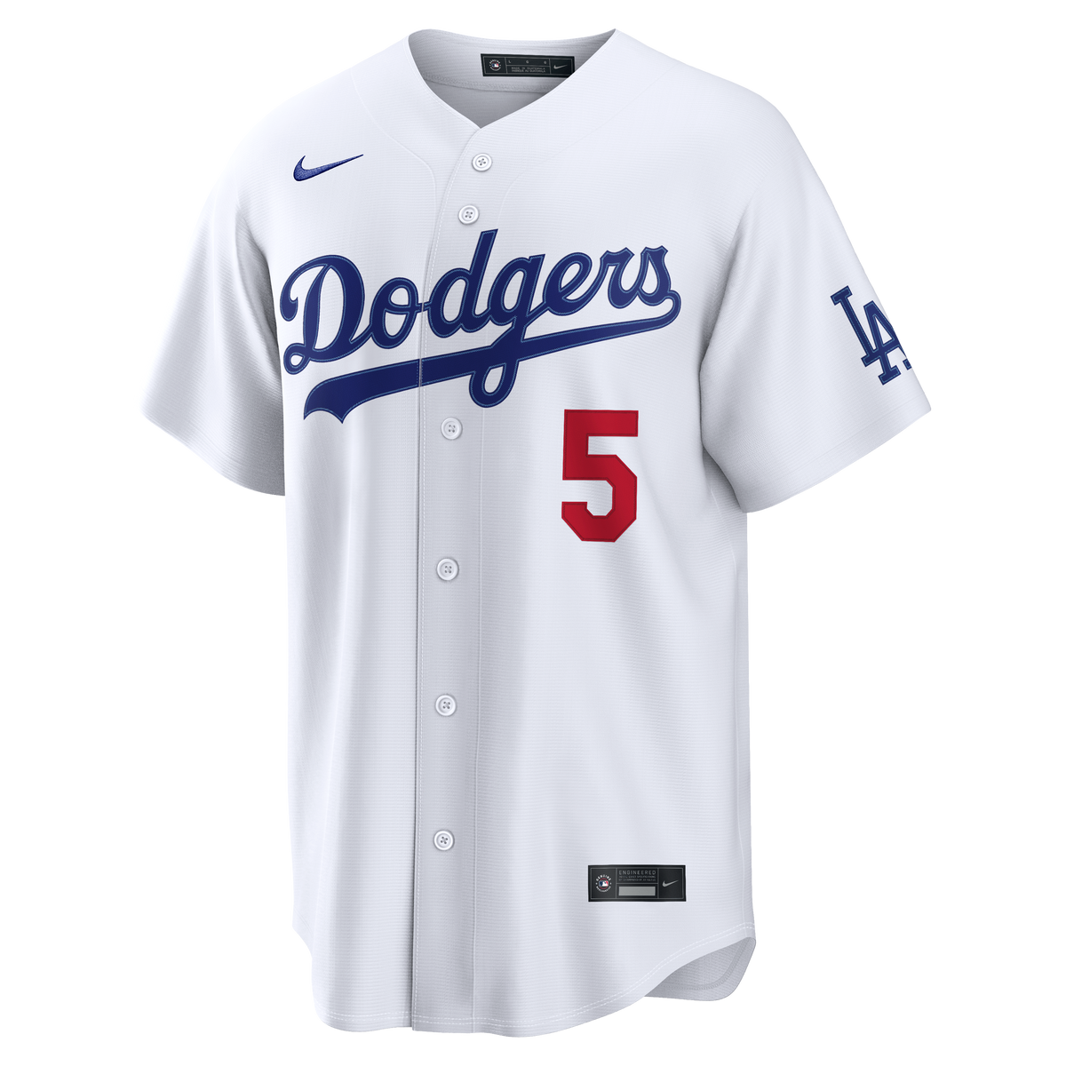 Men's Los Angeles Dodgers Freddie Freeman Nike White Home Stadium Jersey