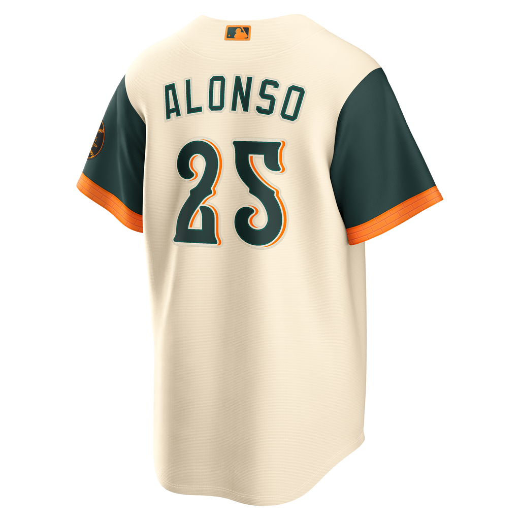 Men's Baltimore Orioles Pete Alonso Nike Cream 2026 City Connect Stadium Jersey