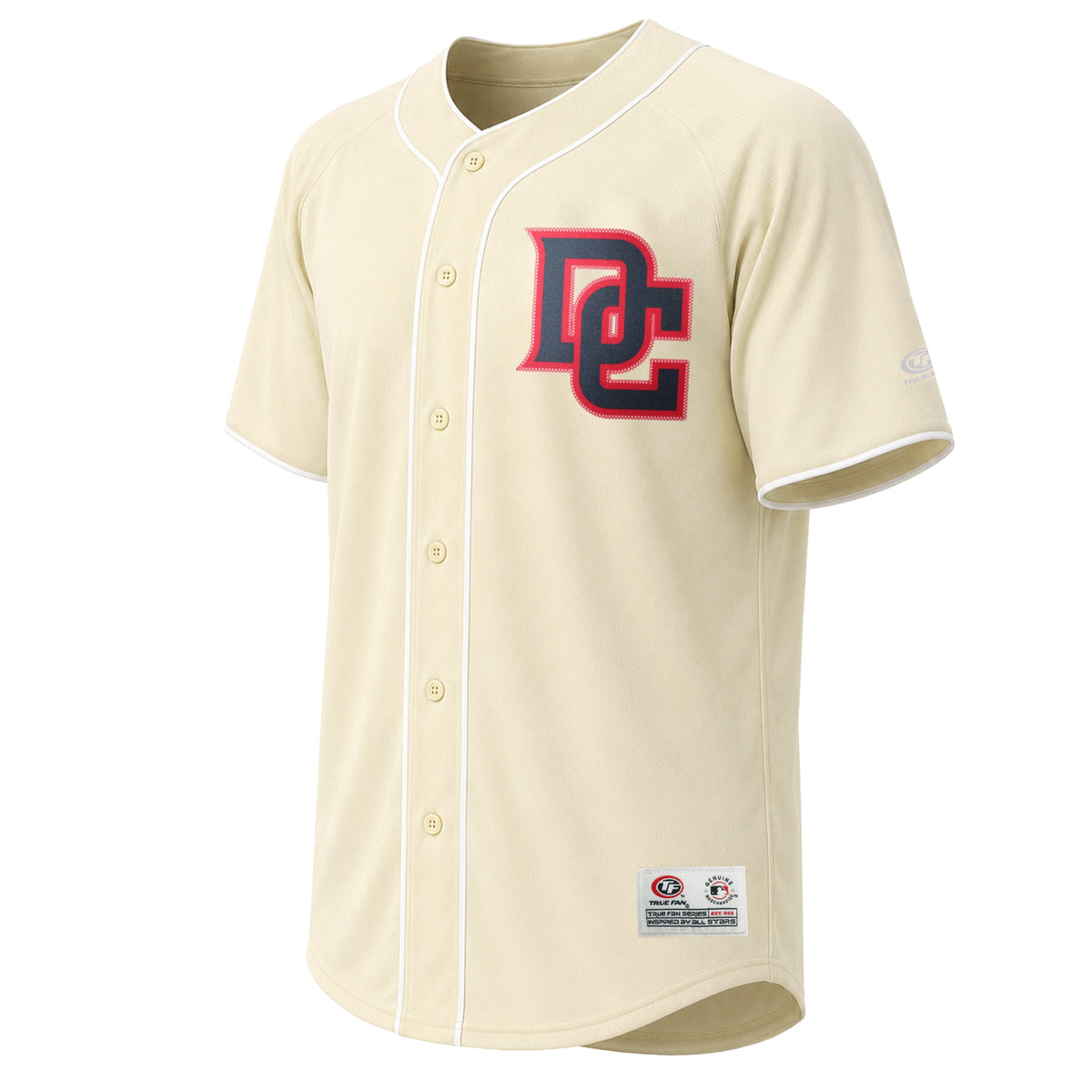 Men's Washington Nationals Stitches Cream Fashion Jersey