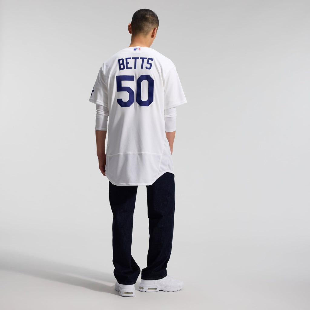 Men's Los Angeles Dodgers Mookie Betts Nike White Home Authentic Jersey