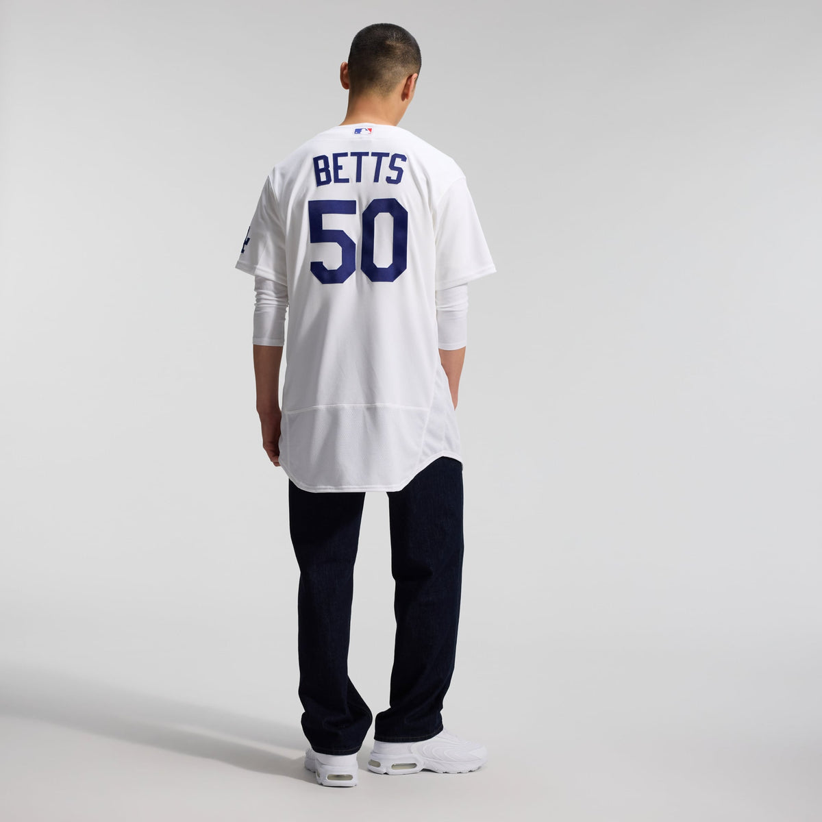 Men's Los Angeles Dodgers Mookie Betts Nike White Home Authentic Jersey