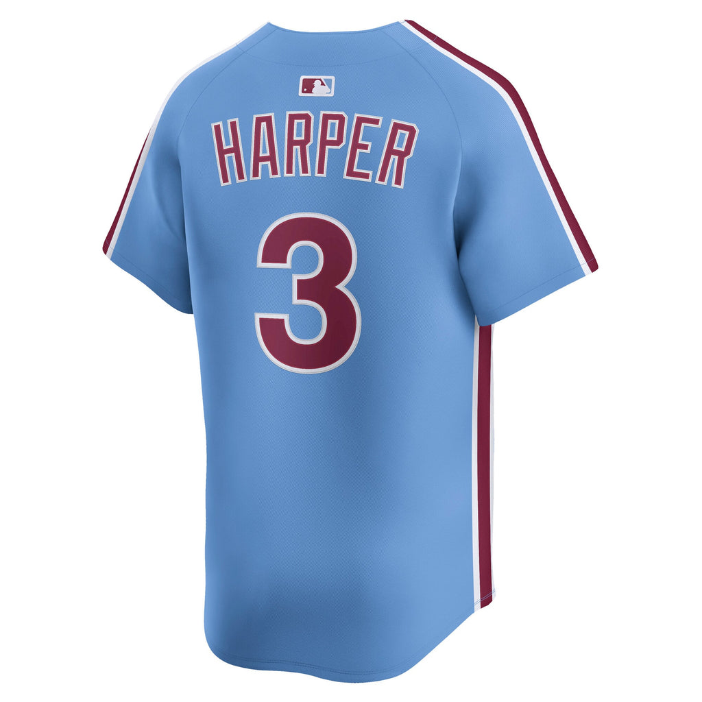 Men's Philadelphia Phillies Bryce Harper Nike White Home Limited Player Jersey