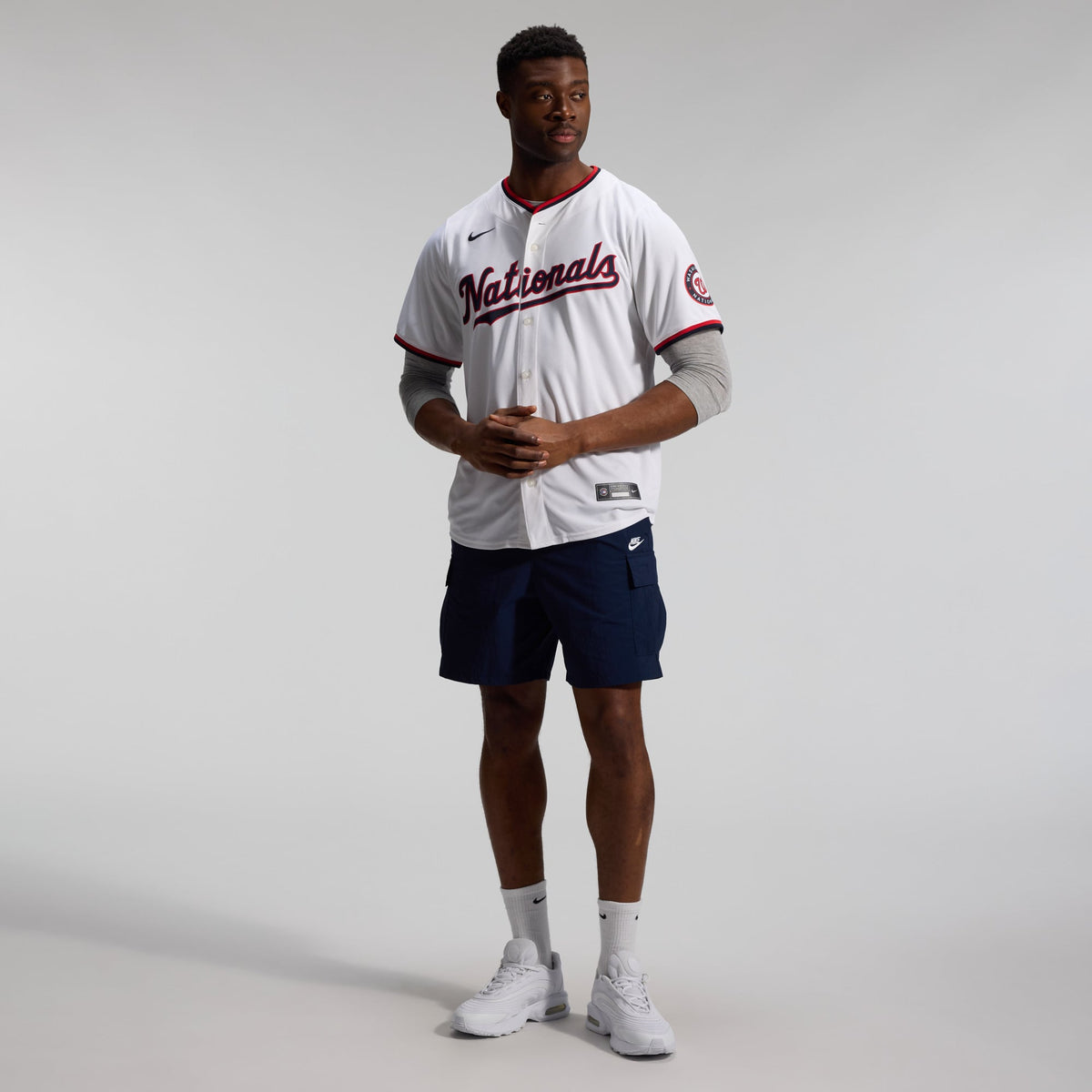 Men's Washington Nationals Nike White Home Limited Jersey