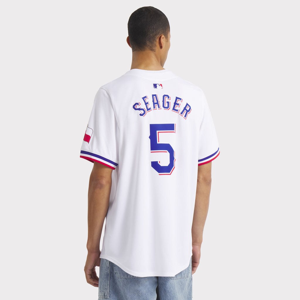 Men's Texas Rangers Corey Seager Nike White Home Limited Player Jersey