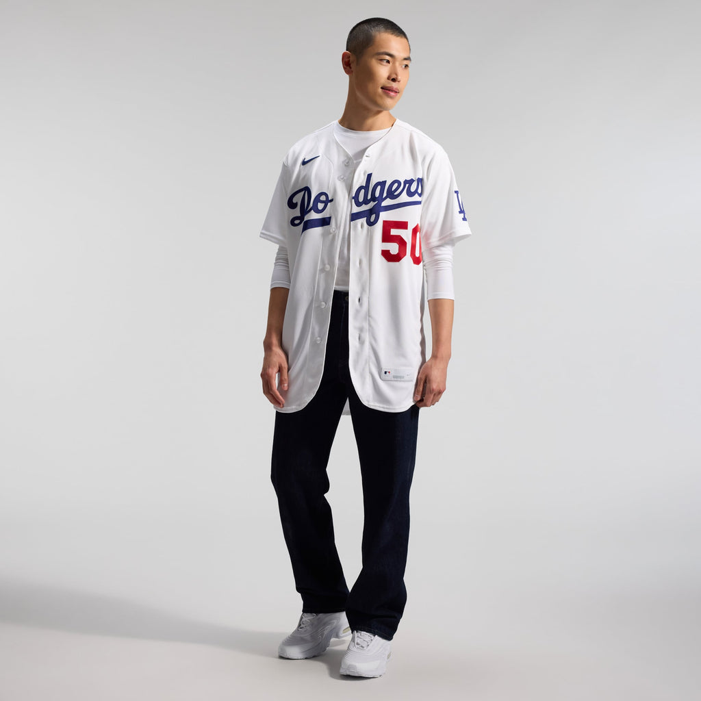 Men's Los Angeles Dodgers Mookie Betts Nike White Home Authentic Jersey