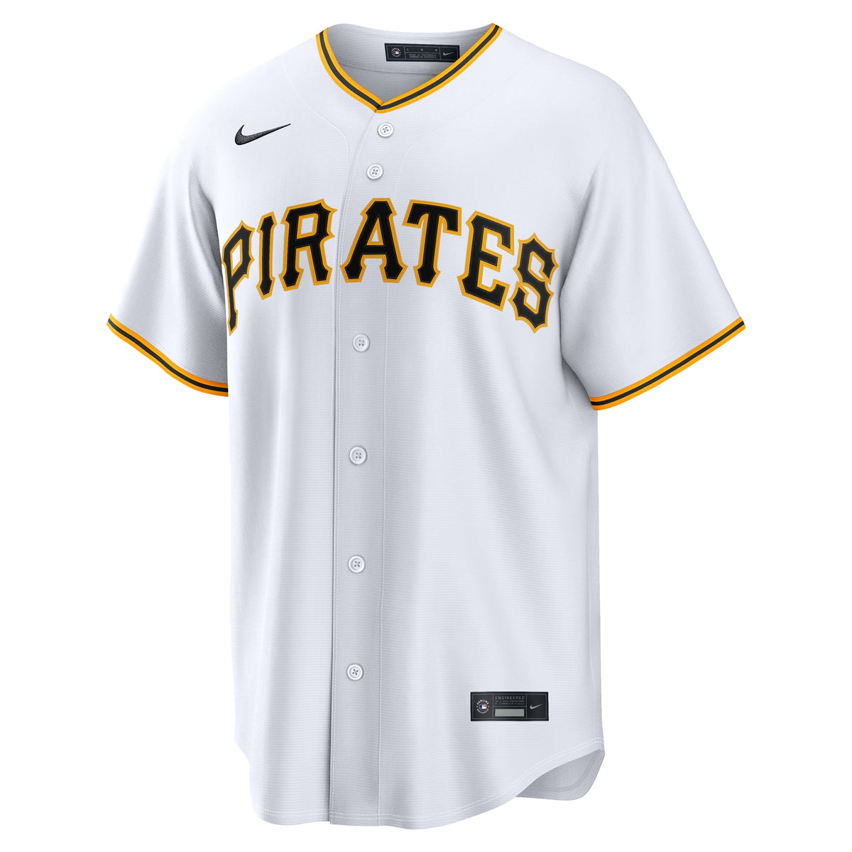 Men's Pittsburgh Pirates Kirby Yates Nike White Home Replica Jersey