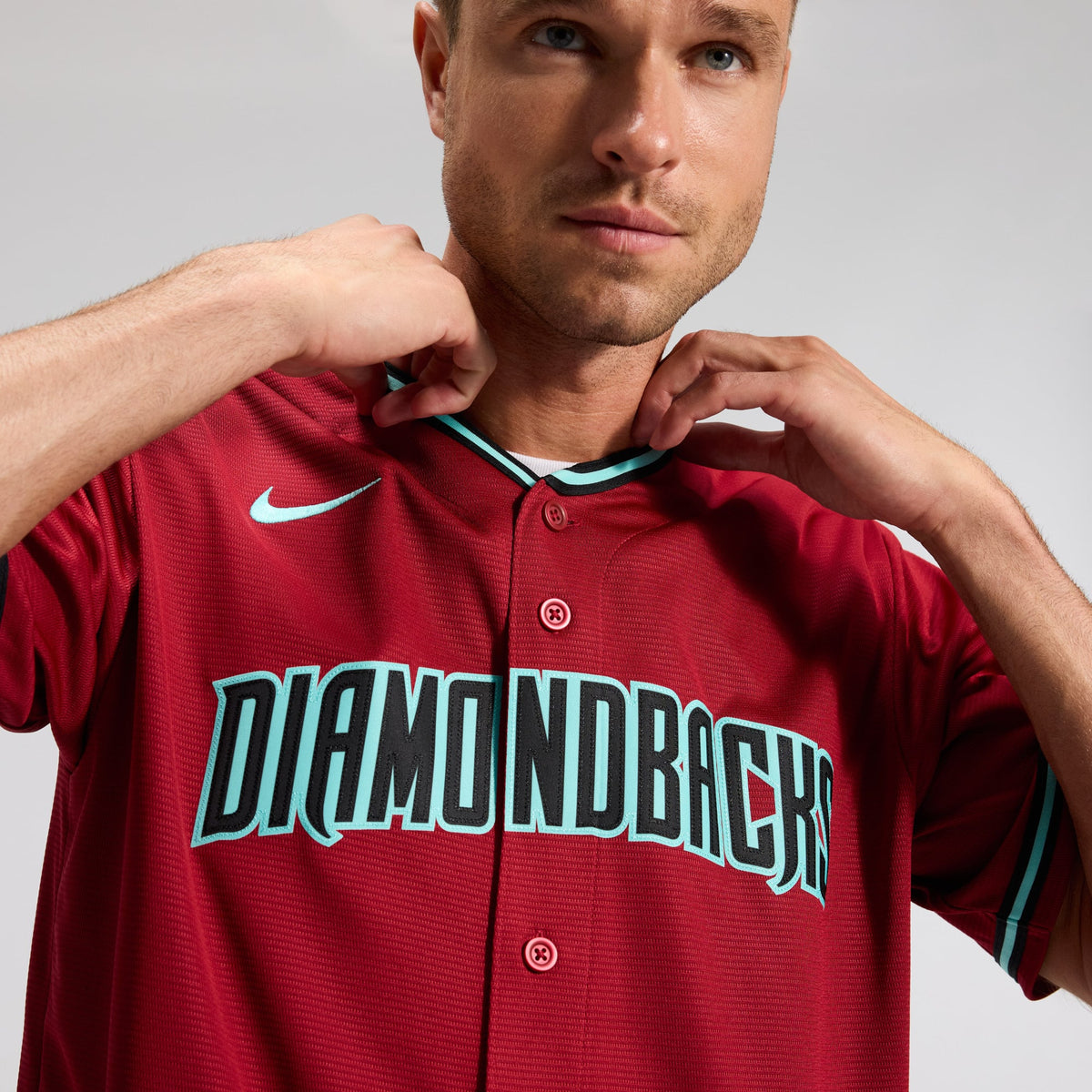 Men's Arizona Diamondbacks Corbin Carroll Nike Black Alternate Replica Jersey