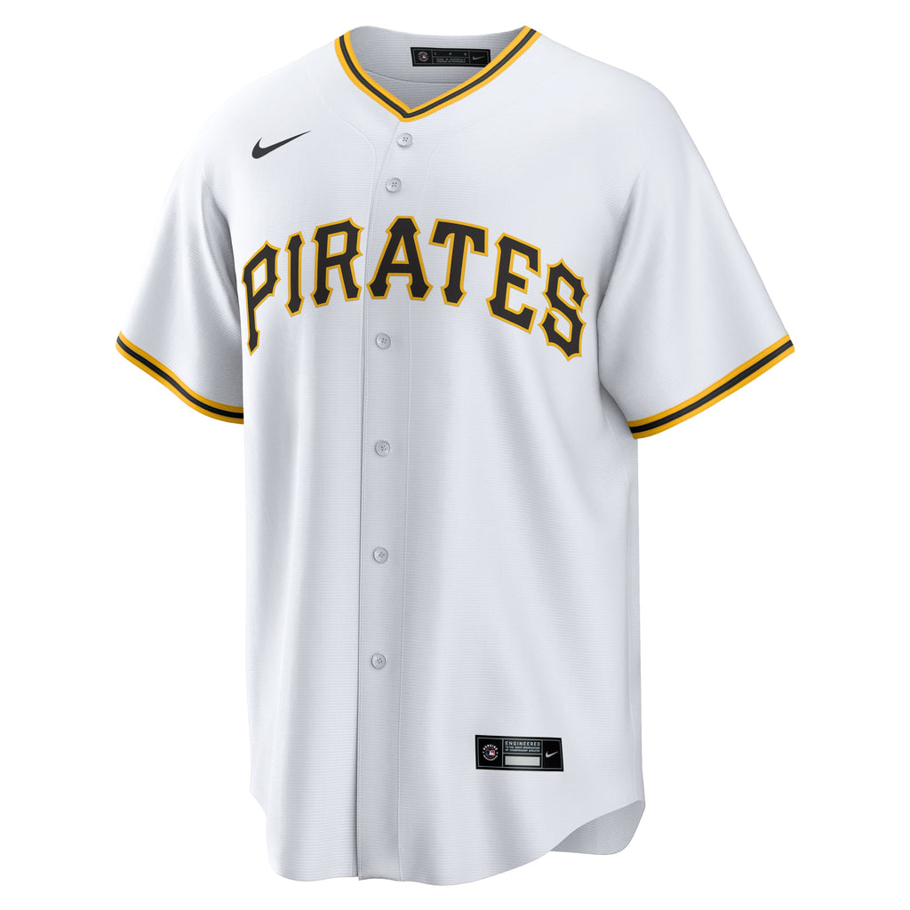Men's Pittsburgh Pirates  Nike White #1 Dad Home Replica Jersey