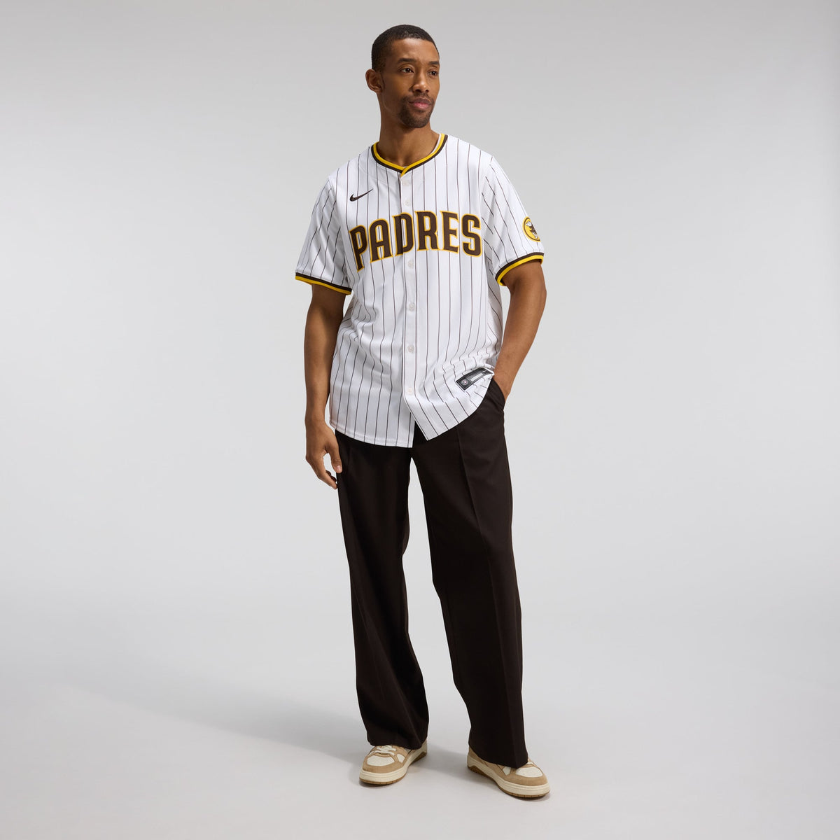 Men's San Diego Padres Fernando Tatis Jr. Nike Brown Road Limited Player Jersey