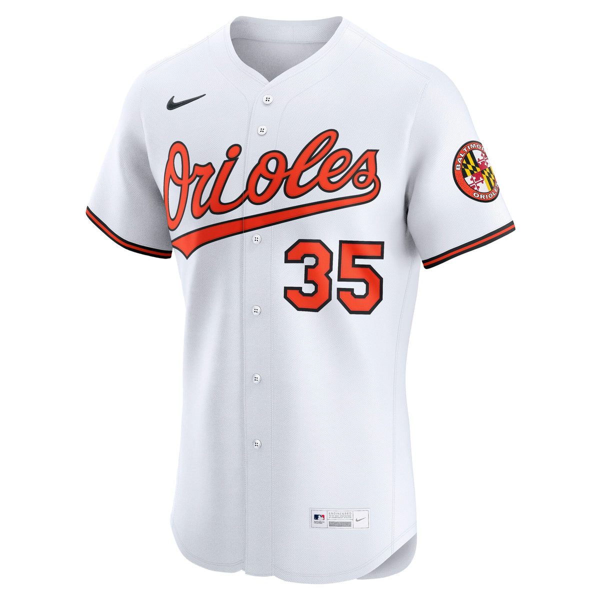 Men's Baltimore Orioles Adley Rutschman Nike Orange Alternate 2 Elite Jersey