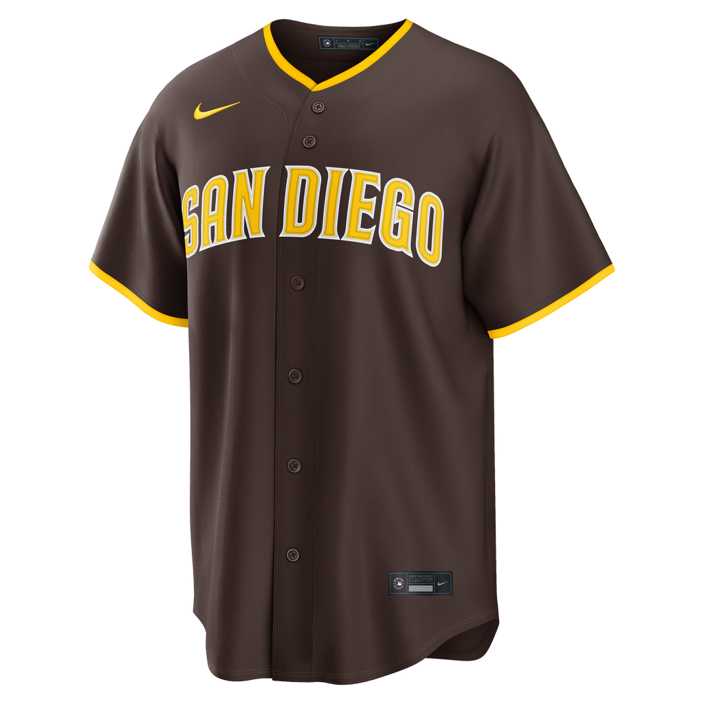 Men's San Diego Padres Jackson Merrill Nike Sand Alternate Replica Jersey