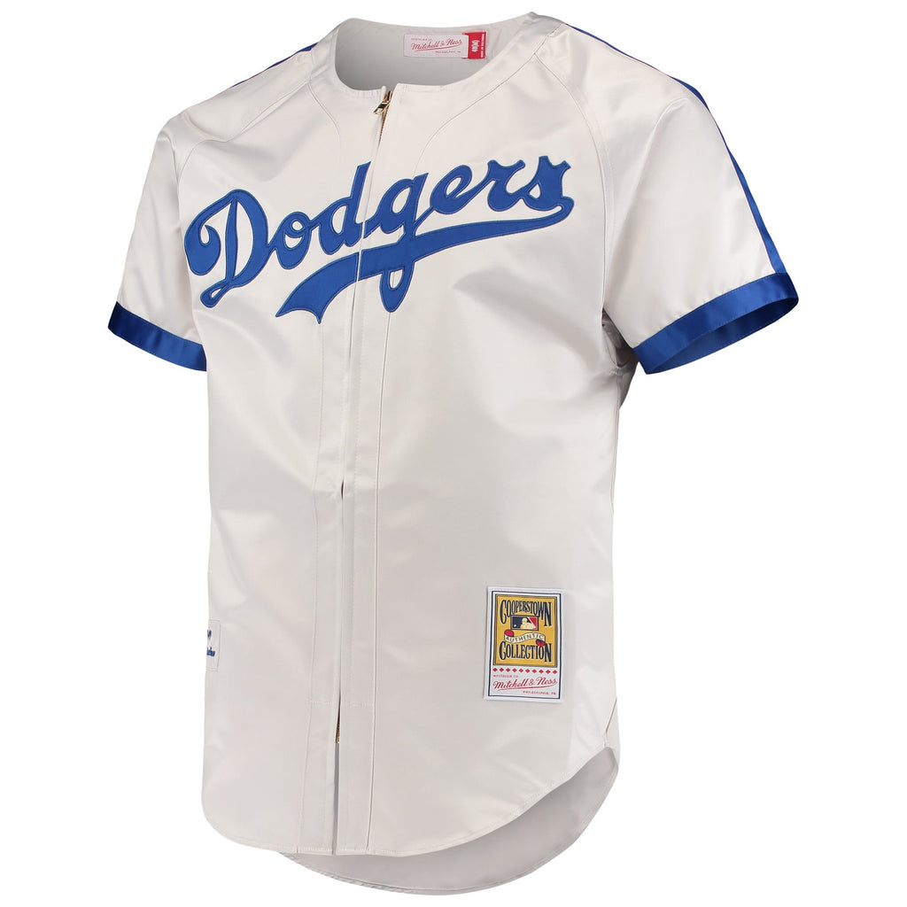 Men's Brooklyn Dodgers Jackie Robinson Mitchell & Ness Gray Cooperstown Collection Authentic Jersey