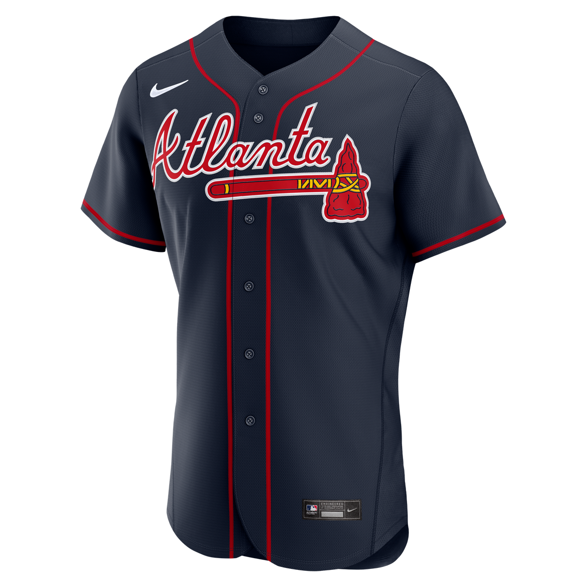 Men's Atlanta Braves Drake Baldwin Nike Navy Alternate MLB Awards Authentic Jersey