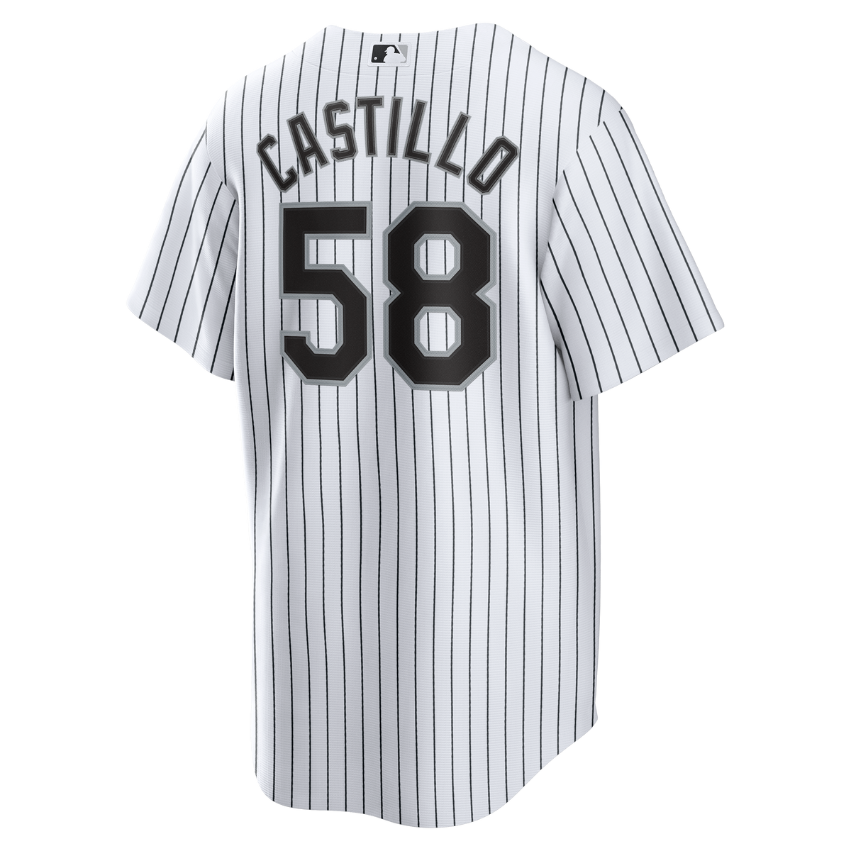 Men's Chicago White Sox Luis Castillo Nike White Home Replica Jersey