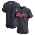 Men's Atlanta Braves Nike Navy Alternate Elite Jersey