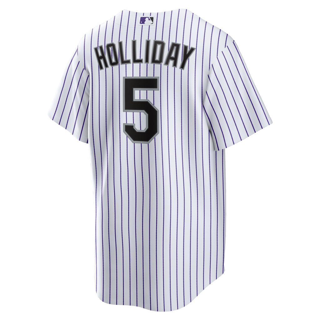 Men's Colorado Rockies Matt Holliday Nike White Home Retired Player Replica Jersey