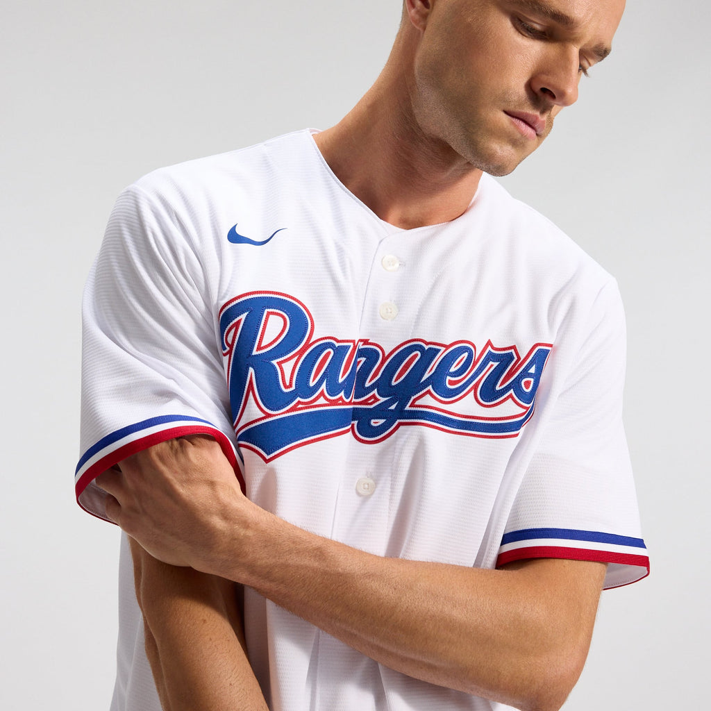 Men's Texas Rangers Nike White Home Replica Team Jersey