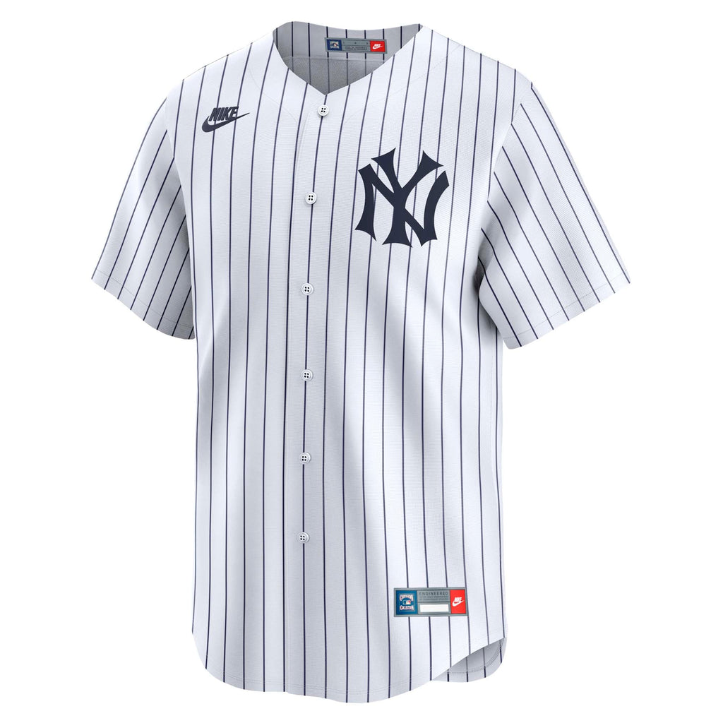 Men's New York Yankees Mariano Rivera Nike White Throwback Cooperstown Collection Limited Jersey