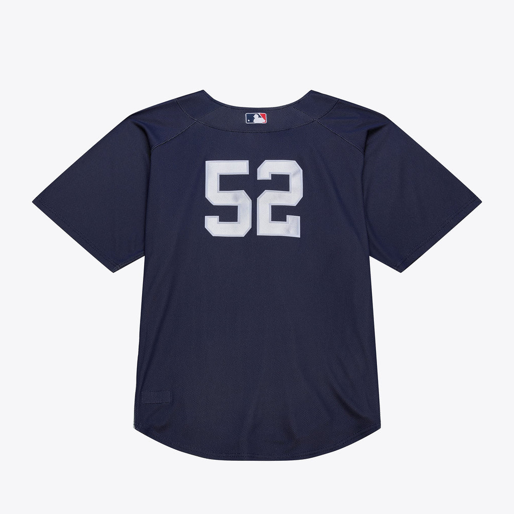 Men's New York Yankees CC Sabathia Mitchell & Ness Navy 2009 Authentic Batting Practice Jersey