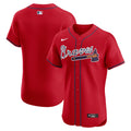 Men's Atlanta Braves Nike Red Alternate Elite Jersey