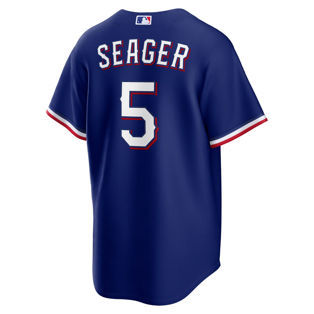 Men's Texas Rangers Corey Seager Nike Gray Road Replica Jersey