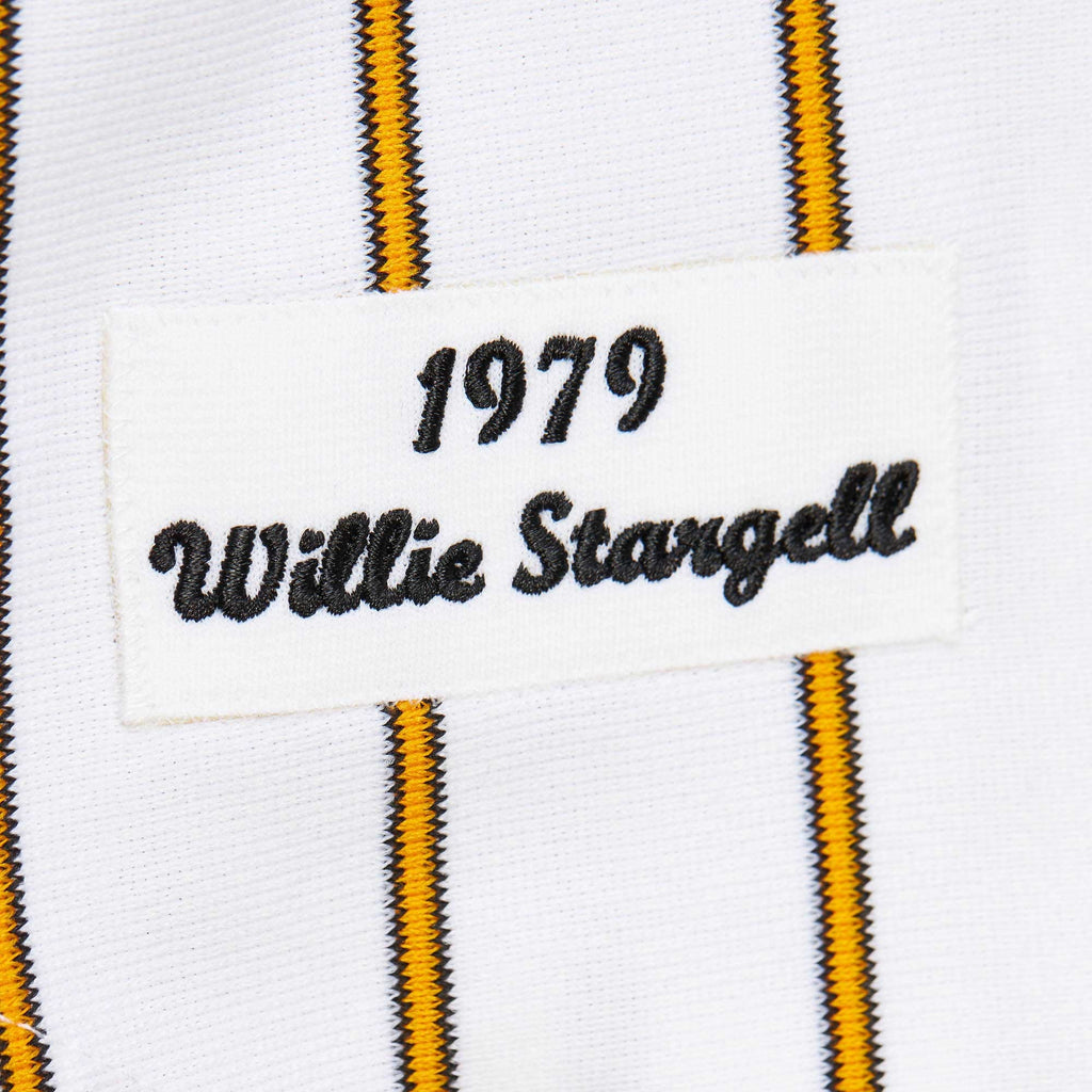 Men's Pittsburgh Pirates Willie Stargell Mitchell & Ness Gold 1979 Throwback Authentic Jersey