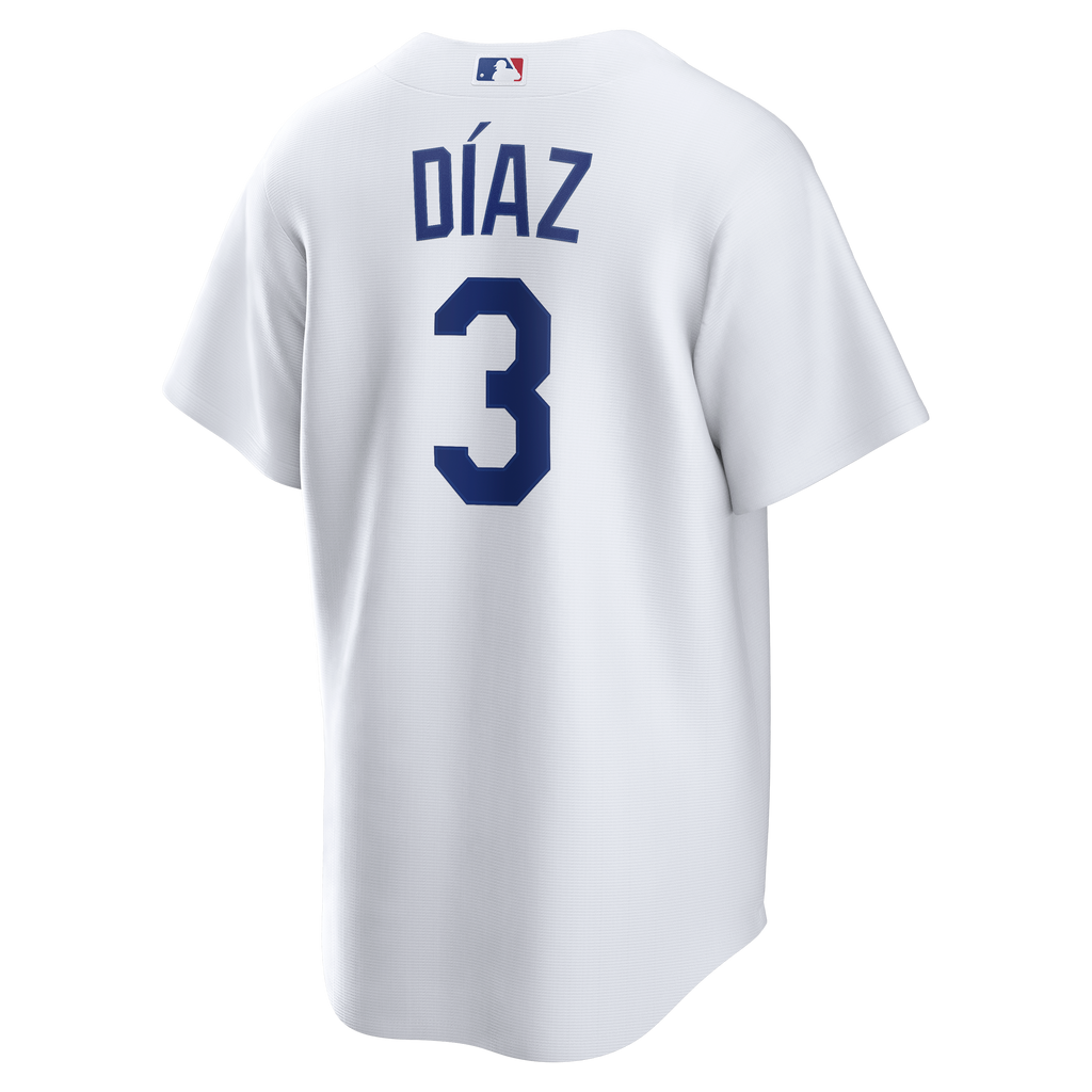 Men's Los Angeles Dodgers Edwin Díaz Nike White Home Replica Jersey