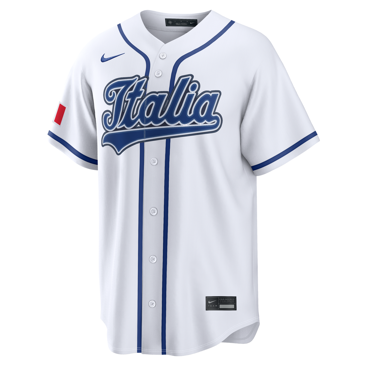 Men's Italy Baseball Vinnie Pasquantino Nike White 2026 World Baseball Classic Home Stadium Jersey
