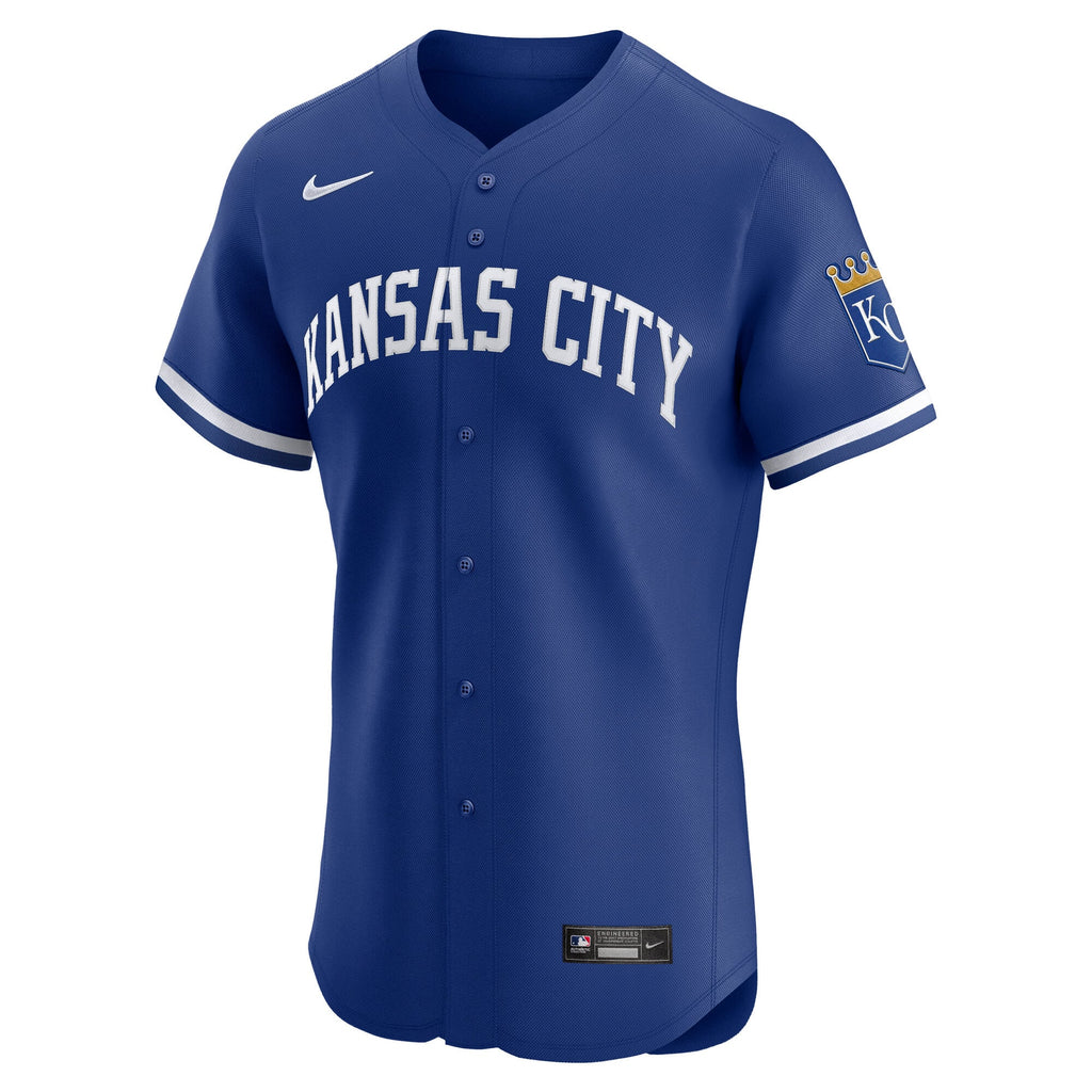 Men's Kansas City Royals Nike White Home Elite Jersey