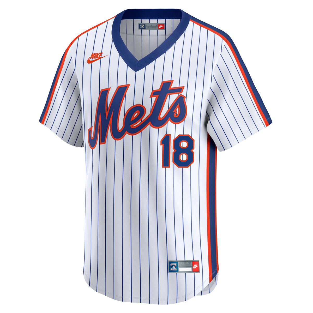 Men's New York Mets Darryl Strawberry Nike White Throwback Cooperstown Collection Limited Jersey