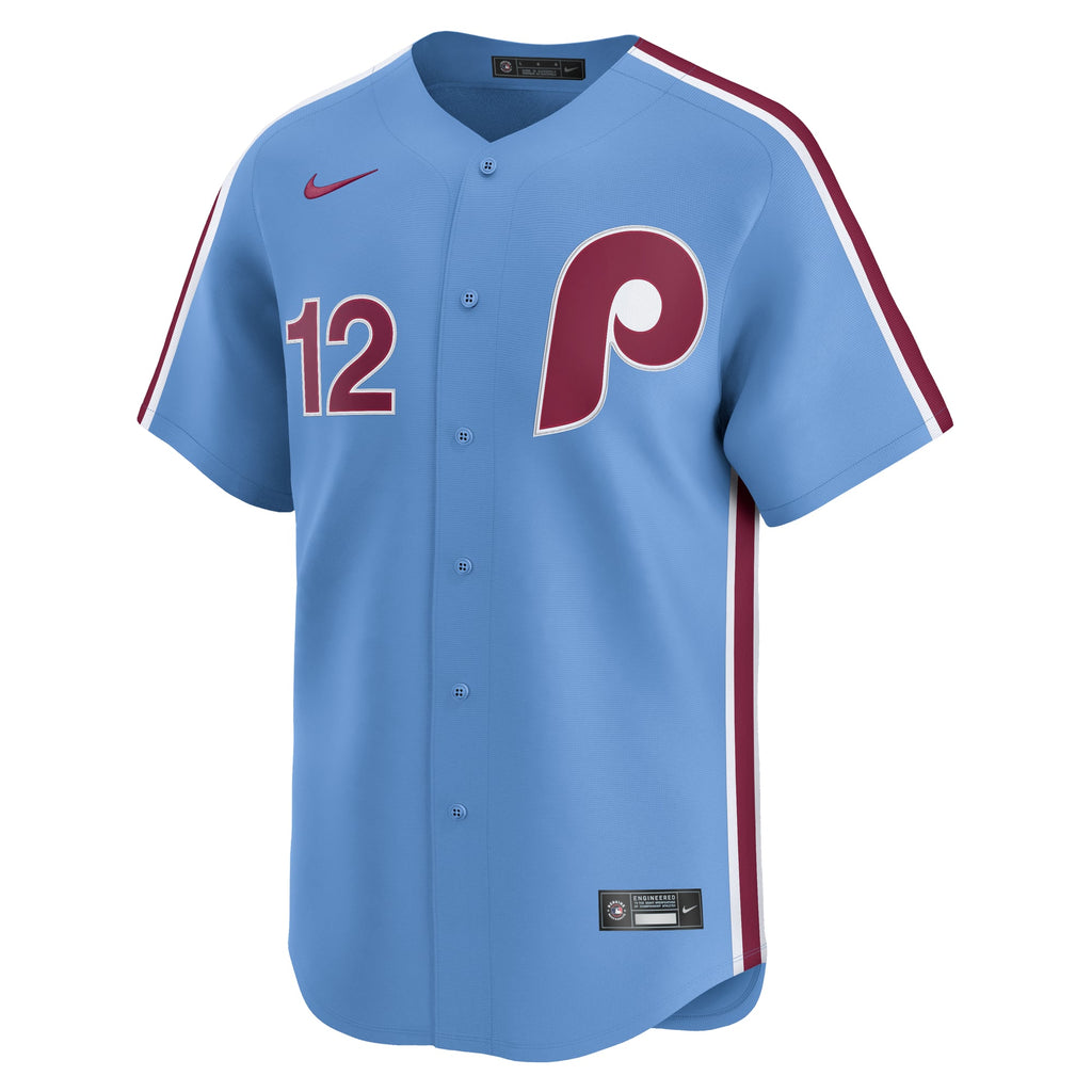 Men's Philadelphia Phillies Kyle Schwarber Nike White Home Limited Player Jersey