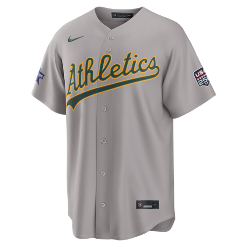 2026 All-Star Game Men's Athletics Shea Langeliers Nike Gray Replica Jersey