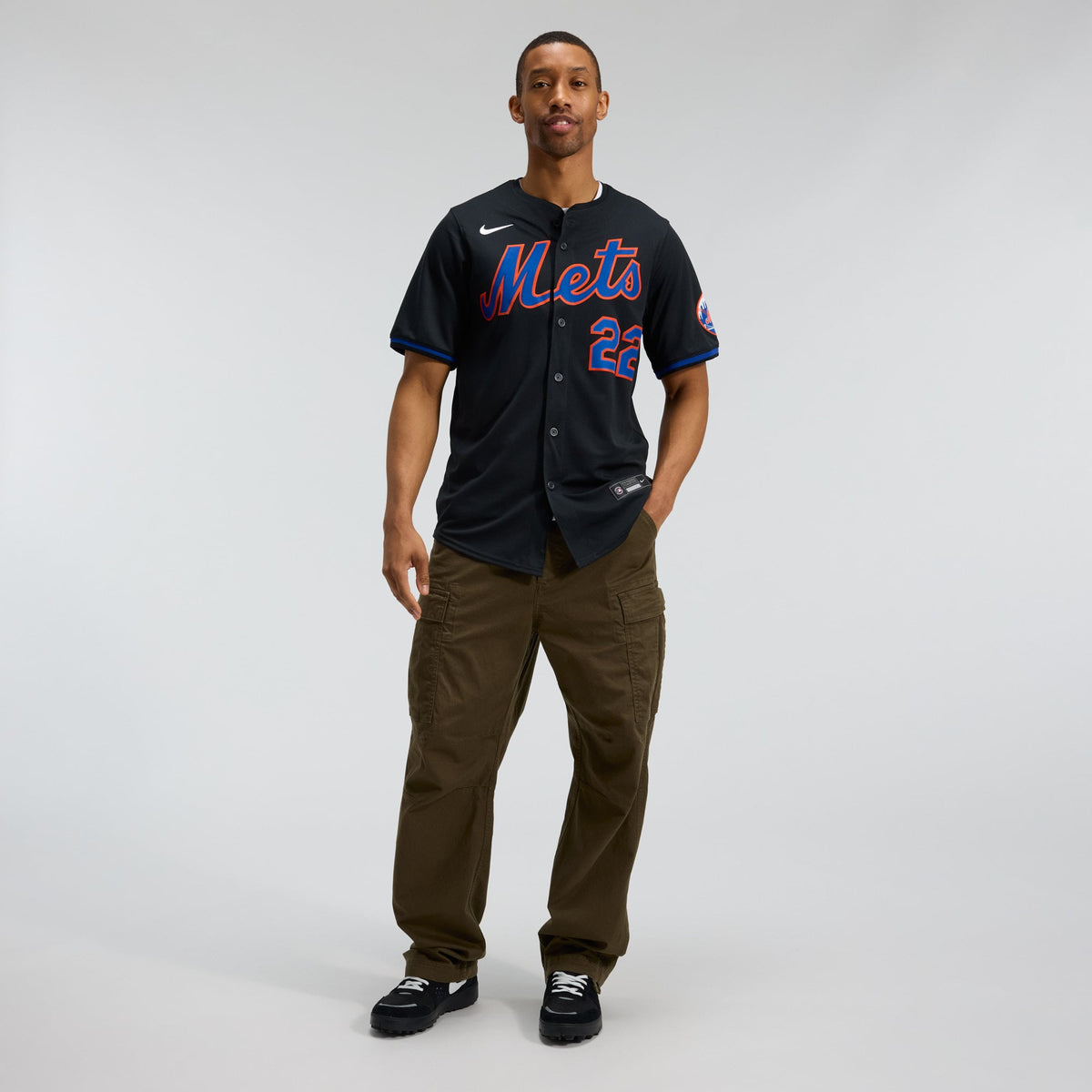 Men's New York Mets Juan Soto Nike Black Alternate Limited Player Jersey