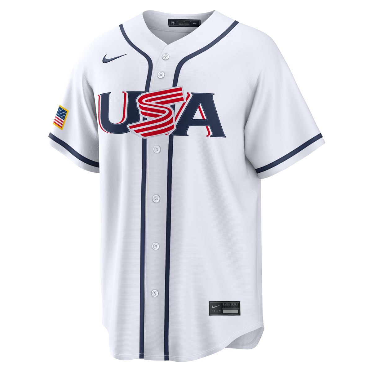 Men's USA Baseball Gunnar Henderson Nike White 2026 World Baseball Classic Home Stadium Jersey