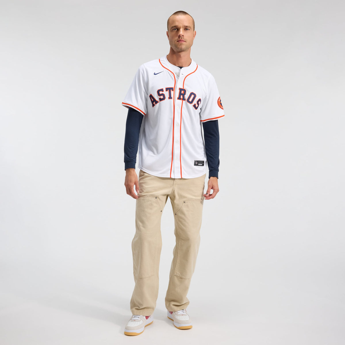 Men's Houston Astros Nike White Home Limited Jersey