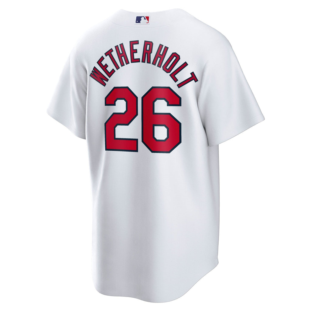 Men's St. Louis Cardinals JJ Wetherholt Nike White Home Replica Player Jersey