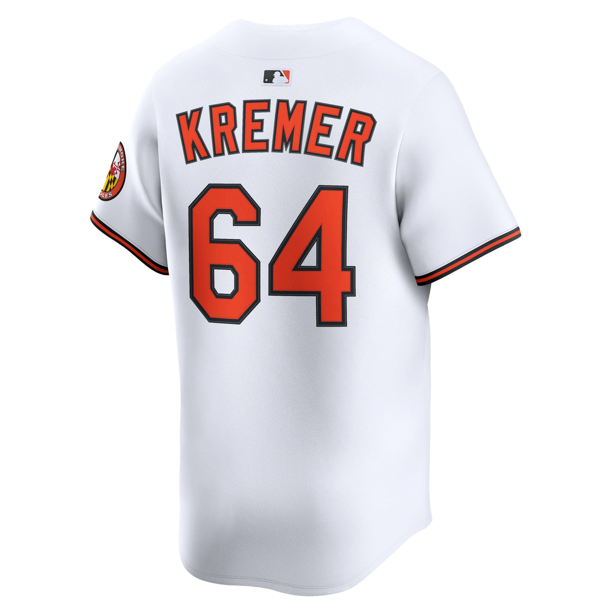 Men's Baltimore Orioles Dean Kremer Nike White Home Limited Player Jersey