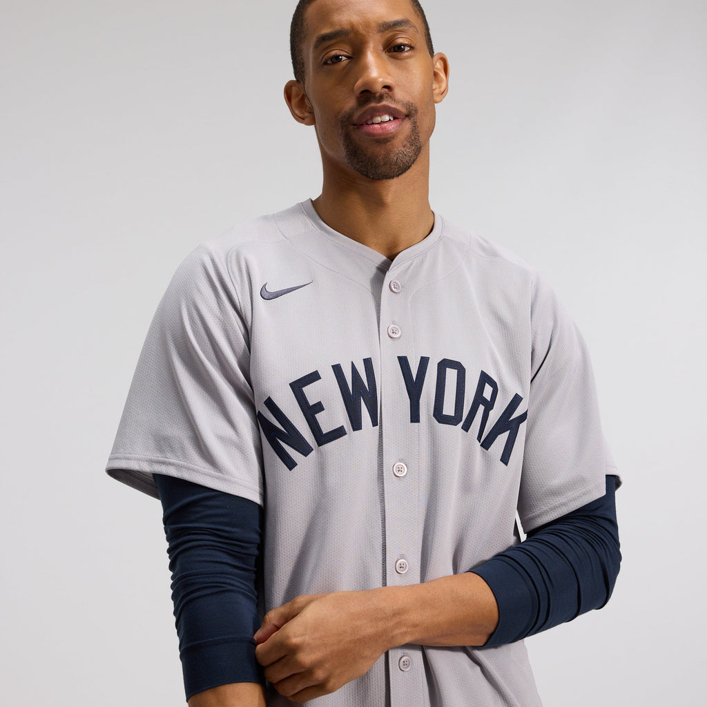 Men's New York Yankees Aaron Judge Nike Gray Road Limited Player Jersey
