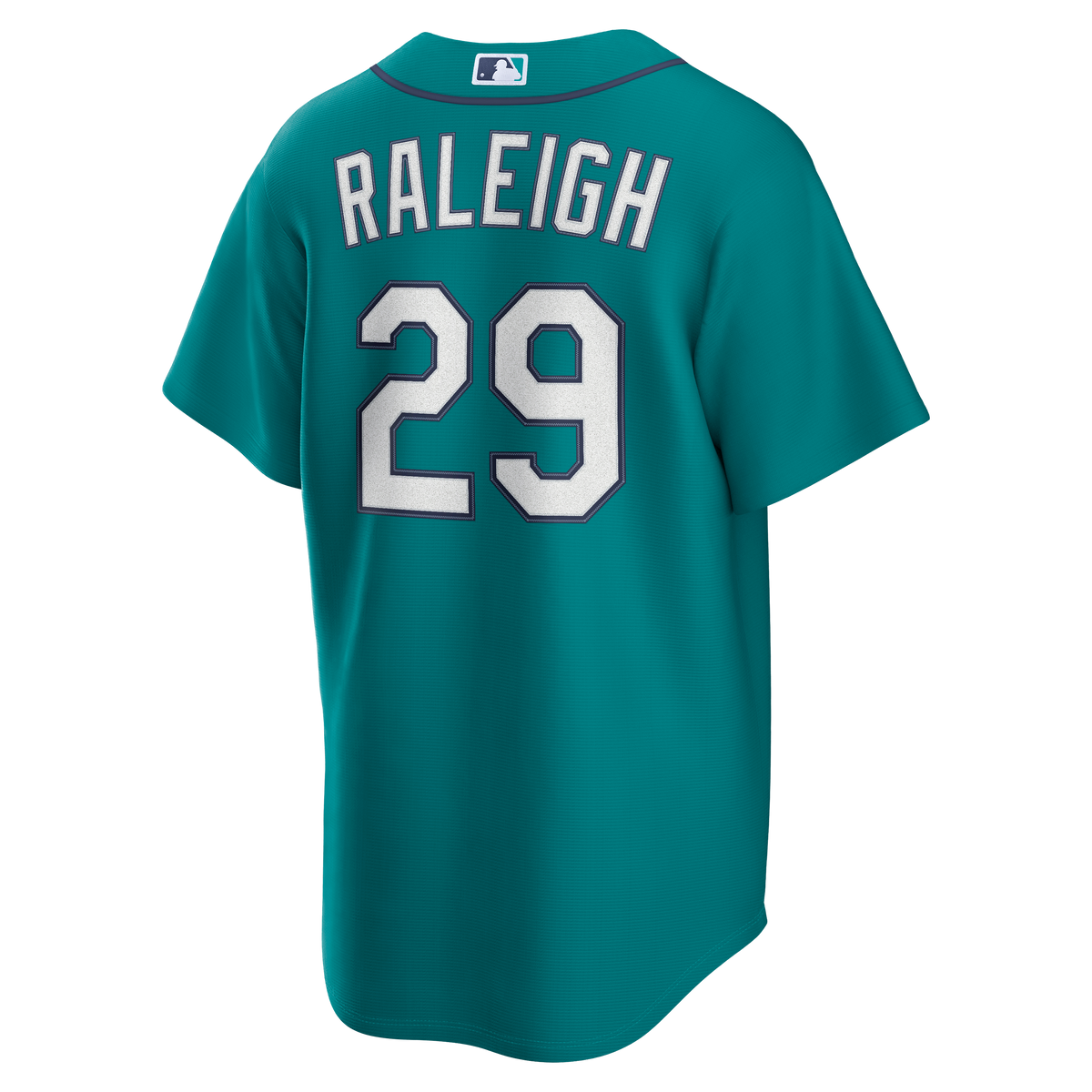 Men's Seattle Mariners Cal Raleigh Nike Navy Road Replica Jersey