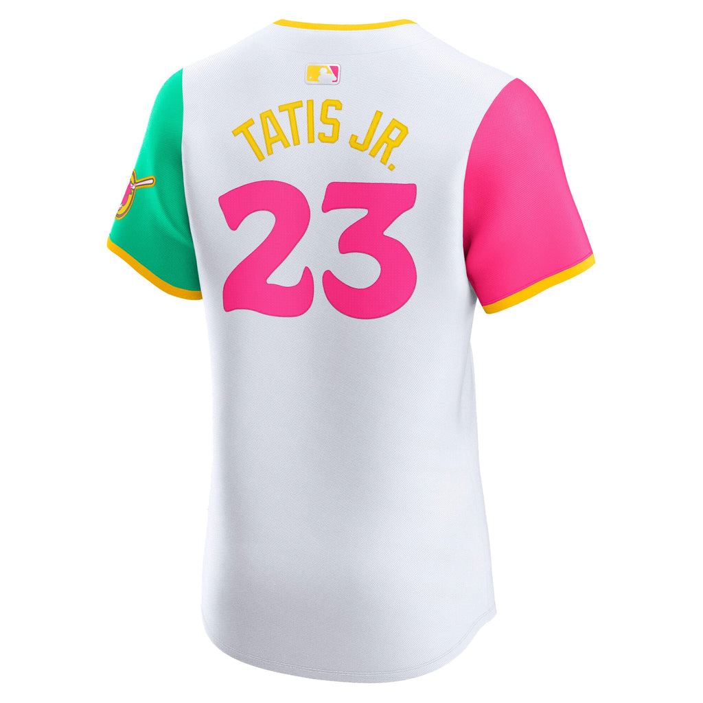 Men's San Diego Padres Fernando Tatis Jr. Nike White City Connect Elite Jersey