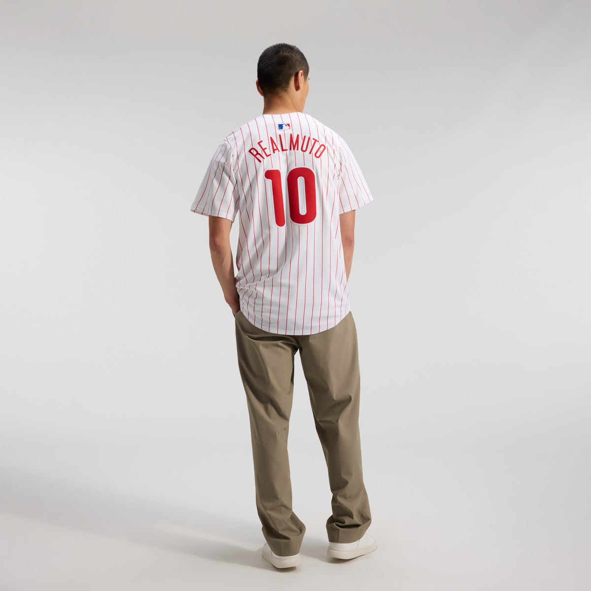Men's Philadelphia Phillies J.T. Realmuto Nike White Home Limited Player Jersey