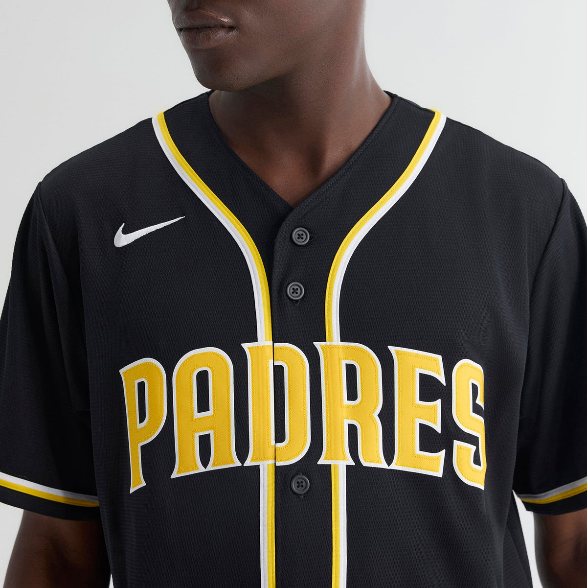 Men's San Diego Padres Fernando Tatis Jr. Nike Fashion Replica Black Out Jersey