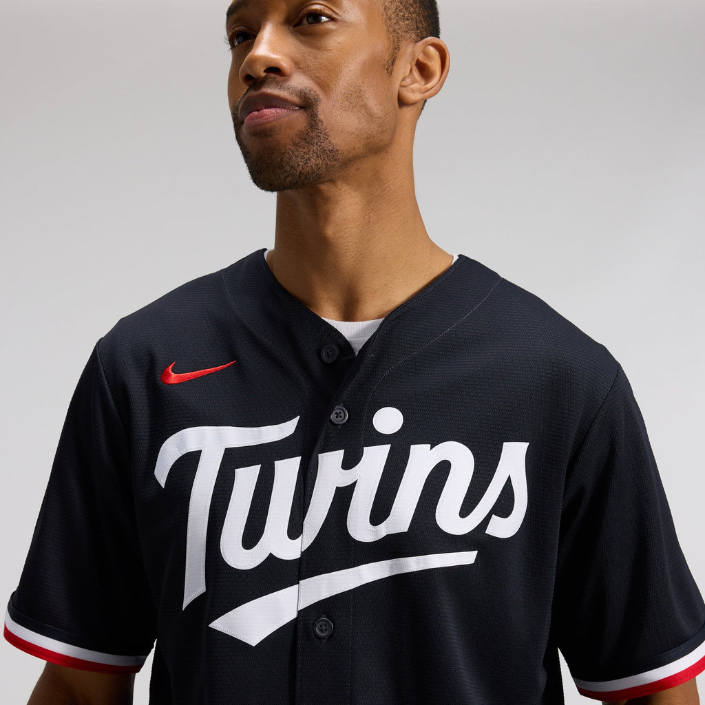 Men's Minnesota Twins  Nike Navy Alternate Replica Jersey