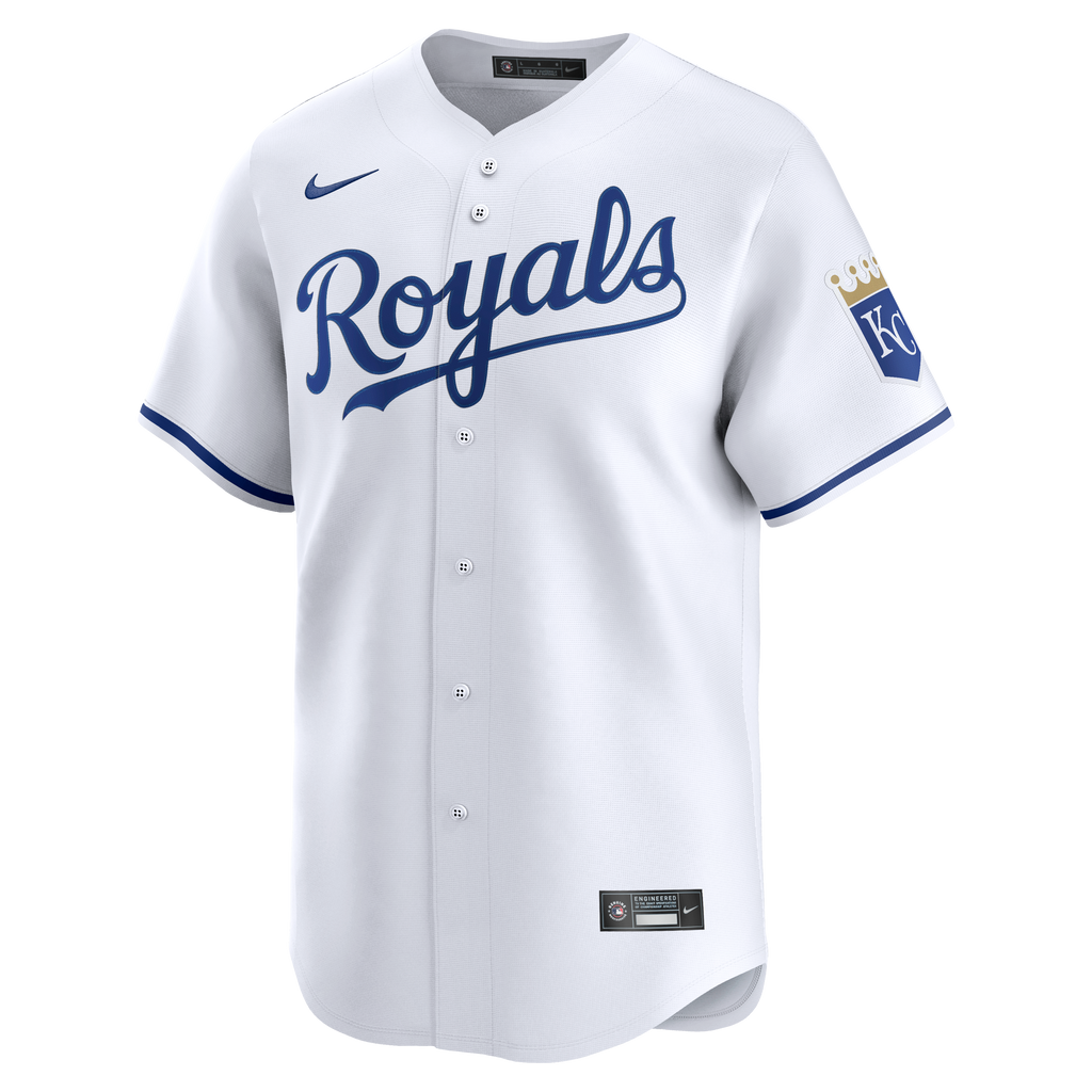 Men's Kansas City Royals Nike White Home Limited Jersey