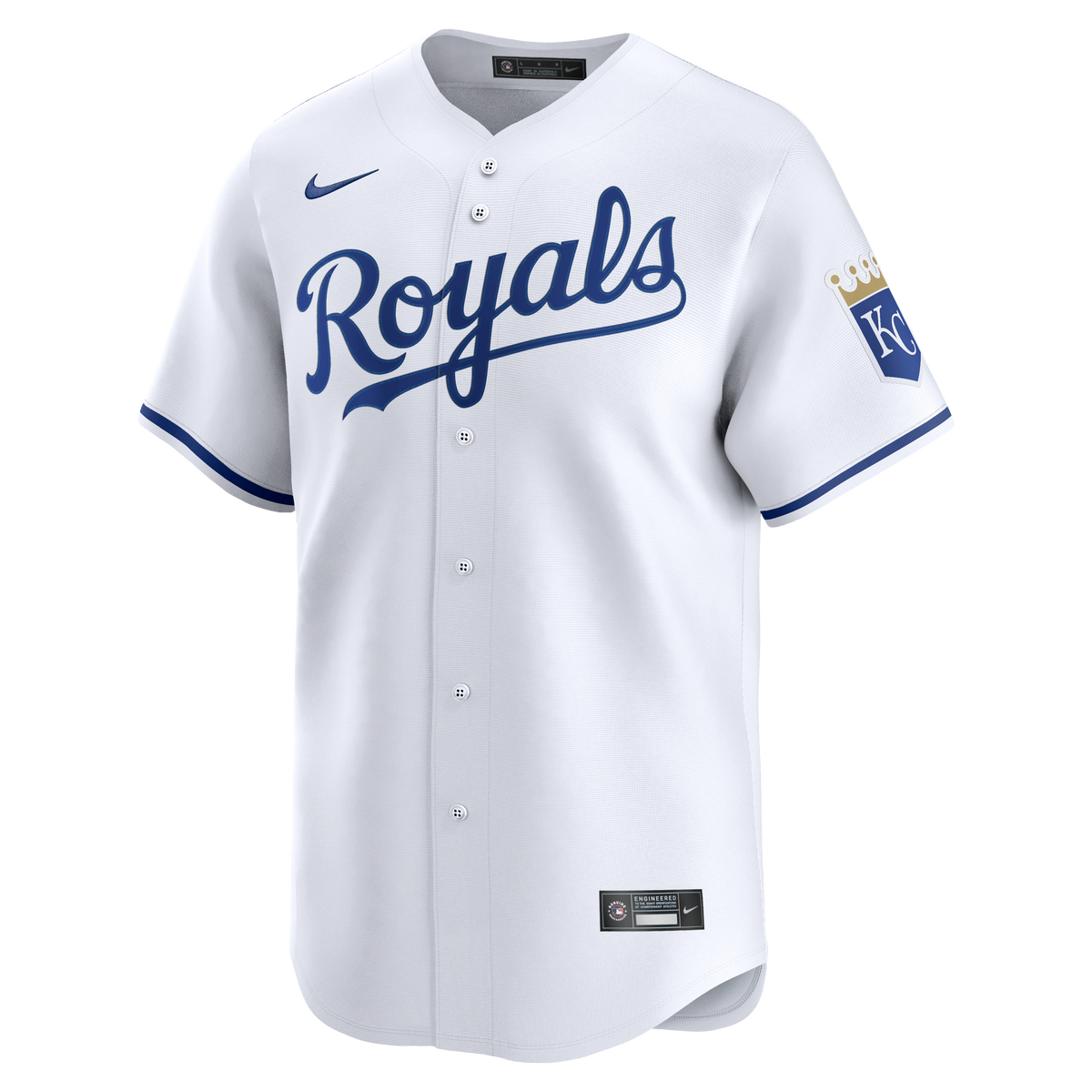 Men's Kansas City Royals Nike White Home Limited Jersey