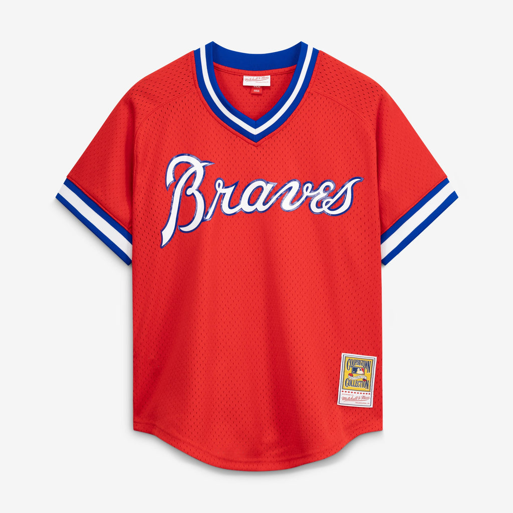 Men's Atlanta Braves Dale Murphy Mitchell & Ness Royal Authentic Batting Practice Jersey