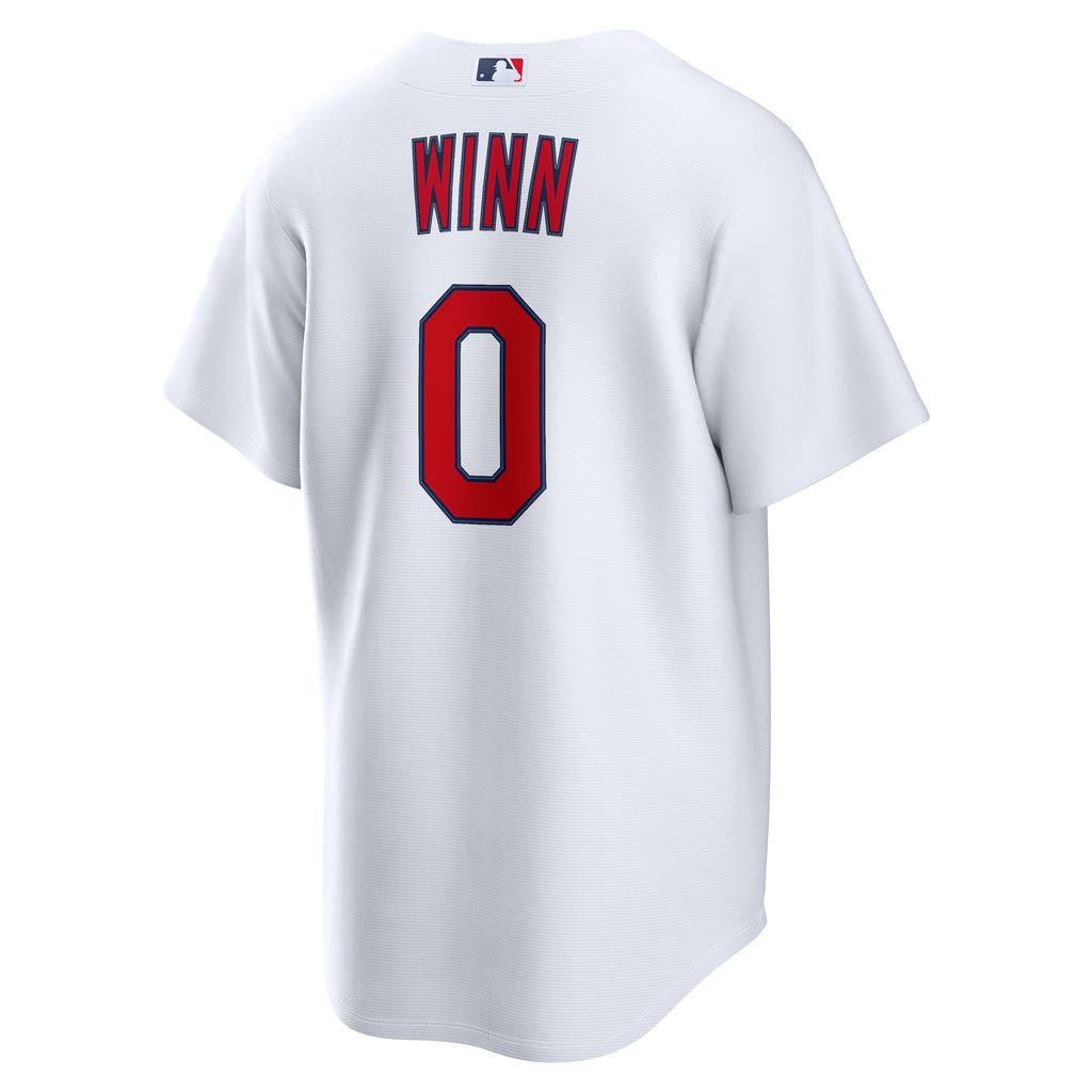 Men's St. Louis Cardinals Masyn Winn Nike White Home Replica Jersey