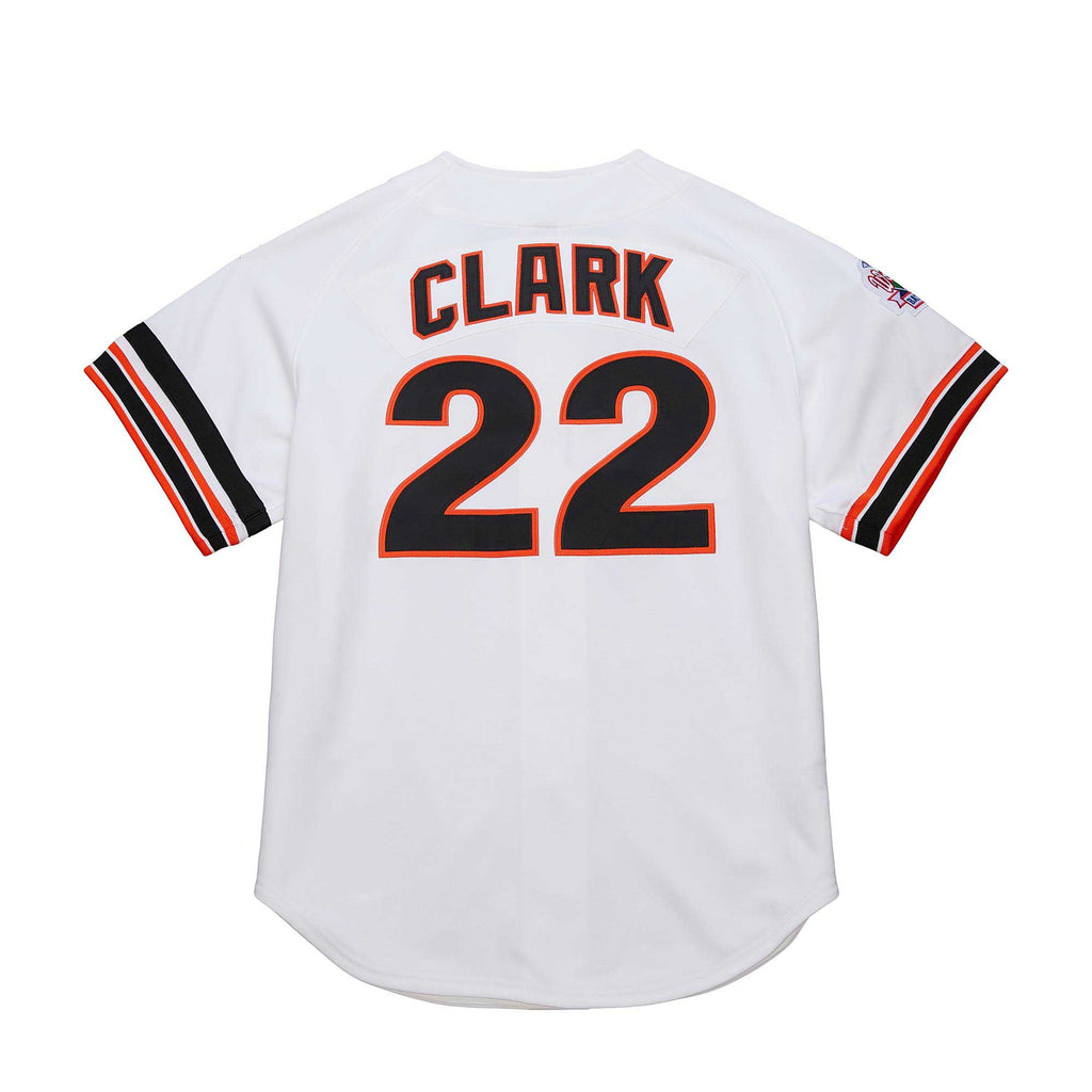 Men's San Francisco Giants Will Clark Mitchell & Ness White Cooperstown Collection 1989 Authentic Jersey